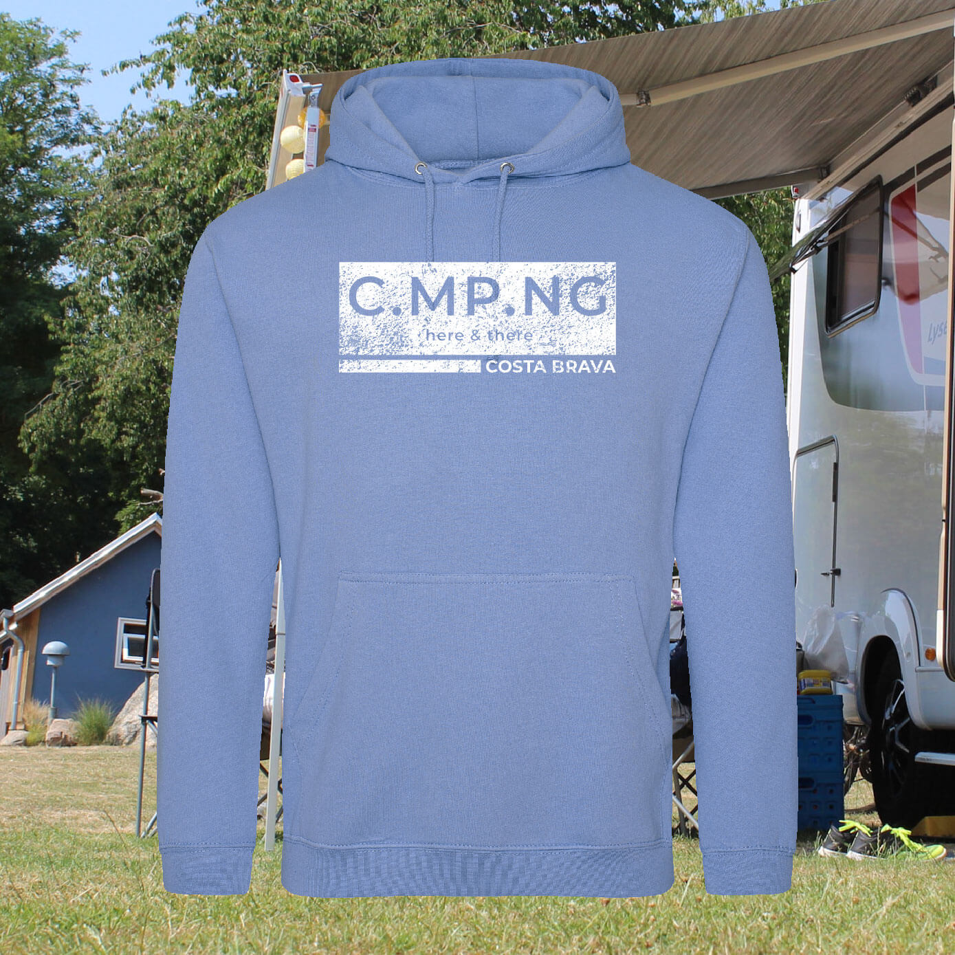Camping-Hoodie C.MP.NG - boxed