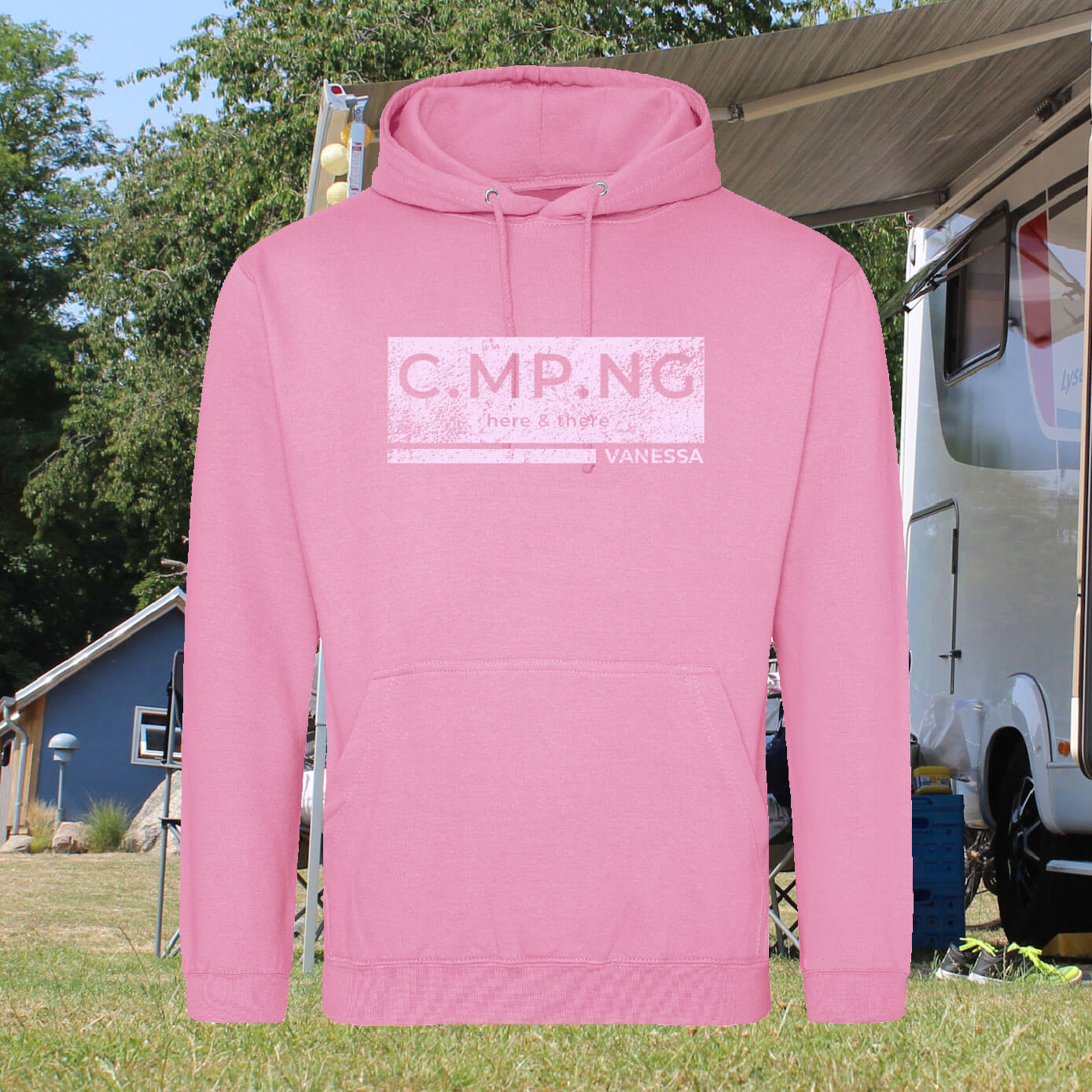 Camping-Hoodie C.MP.NG - boxed