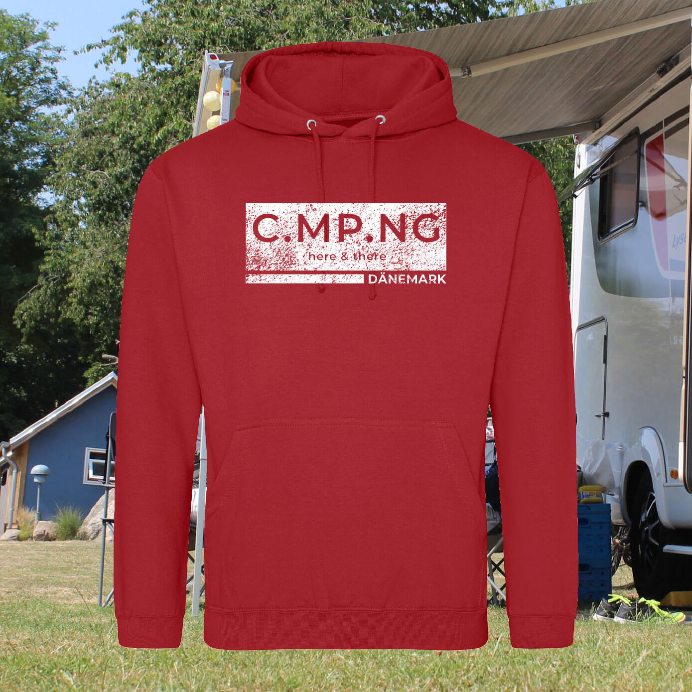 Camping-Hoodie C.MP.NG - boxed