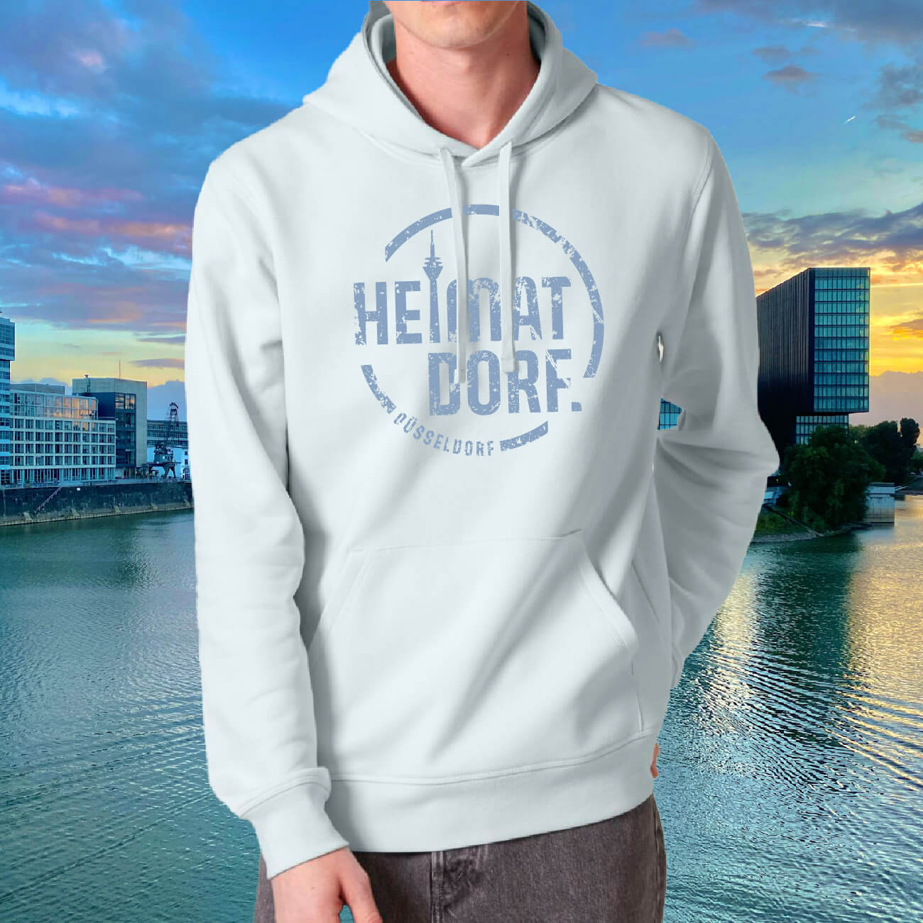 Düsseldorf HeimatDorf Stadtteil-Hoodie