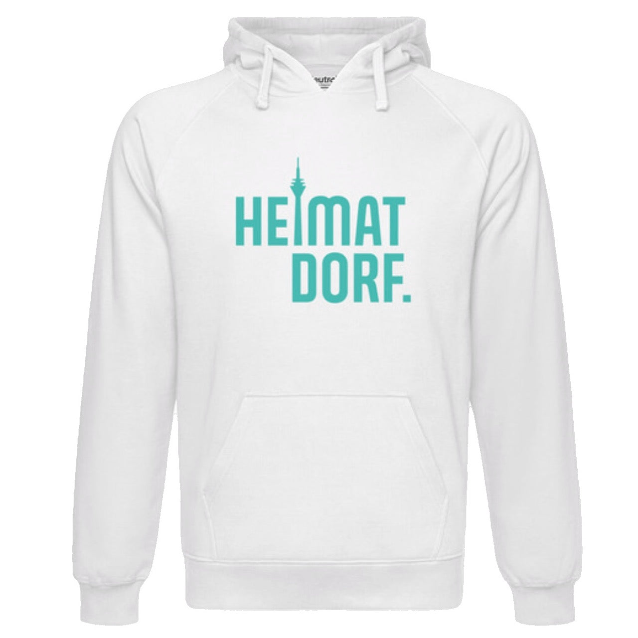 Düsseldorf Hoodie mit Türkise Heimatdorf Aufdruck