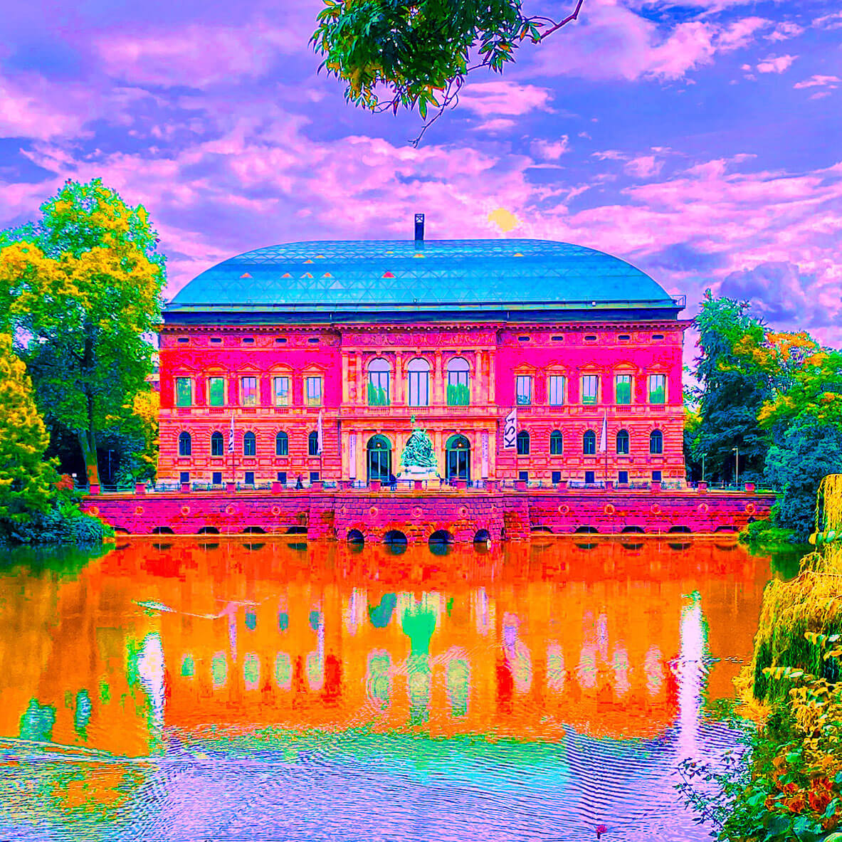 Düsseldorf Popart-Bild vom K21, der Kunstsammlung NRW
