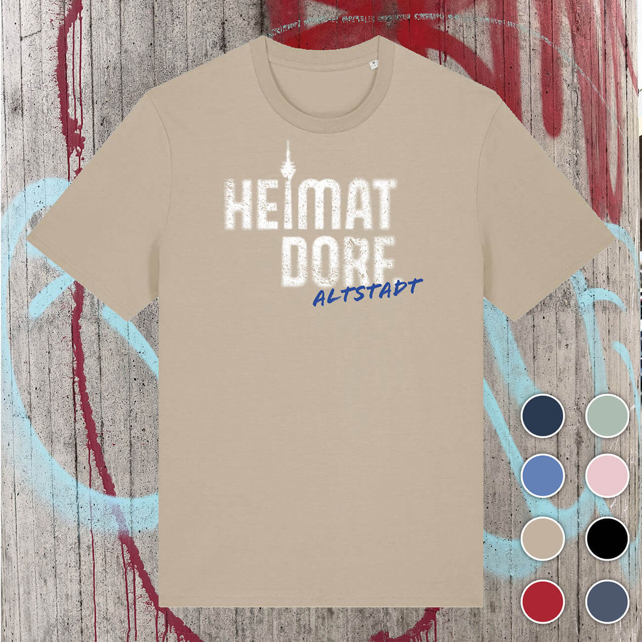 Düsseldorf Stadtteil T-Shirt "Graffiti"