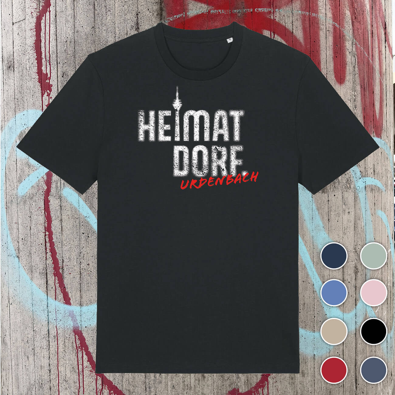 Düsseldorf Stadtteil T-Shirt "Graffiti"