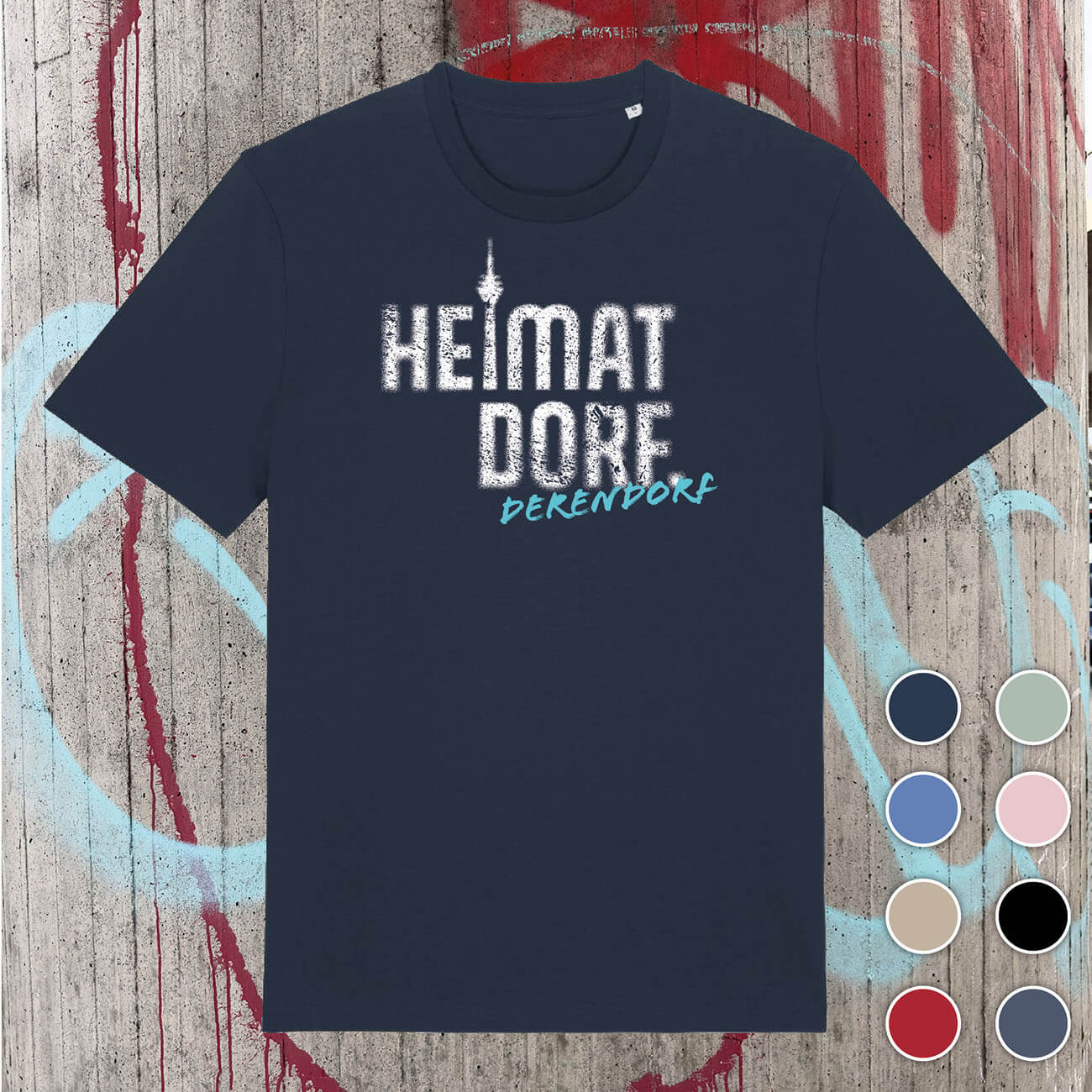 Düsseldorf Stadtteil T-Shirt "Graffiti"