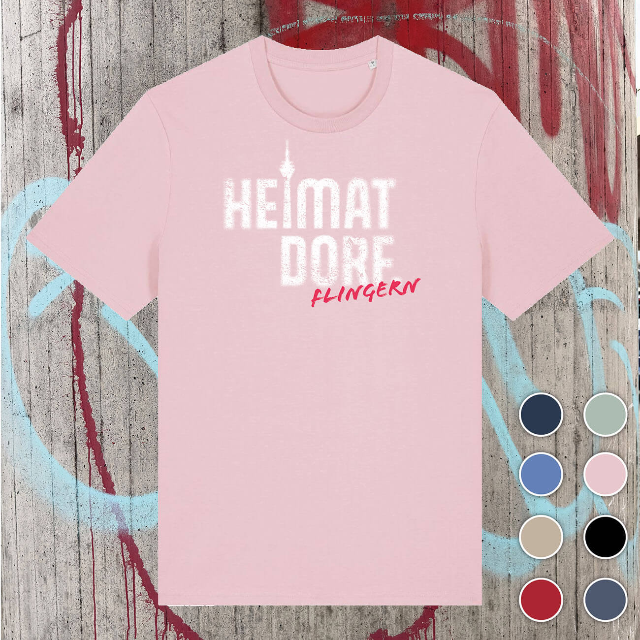 Düsseldorf Stadtteil T-Shirt "Graffiti"