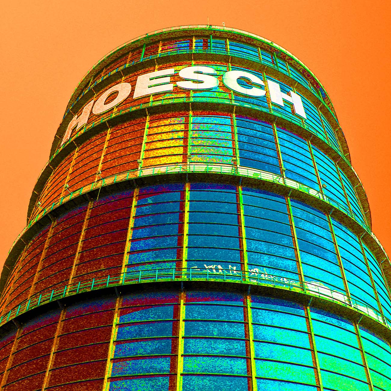 Popart-Motiv des Dortmunder Hoeschturms.