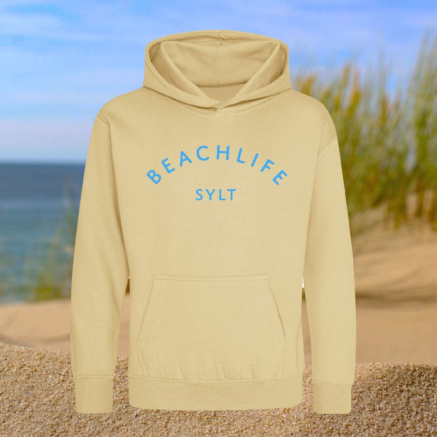 Sylt Kids-Hoodie Beachlife - curved edition