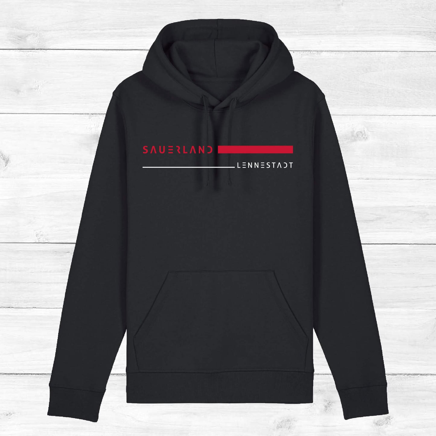 SAUERLAND DorfDesign Bio-Hoodie "Stripes"