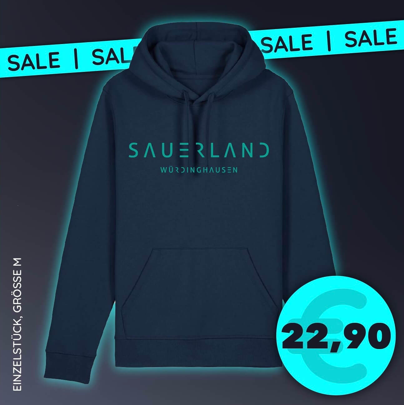 SAUERLAND DorfDesign Bio-Hoodie – Würdinghausen