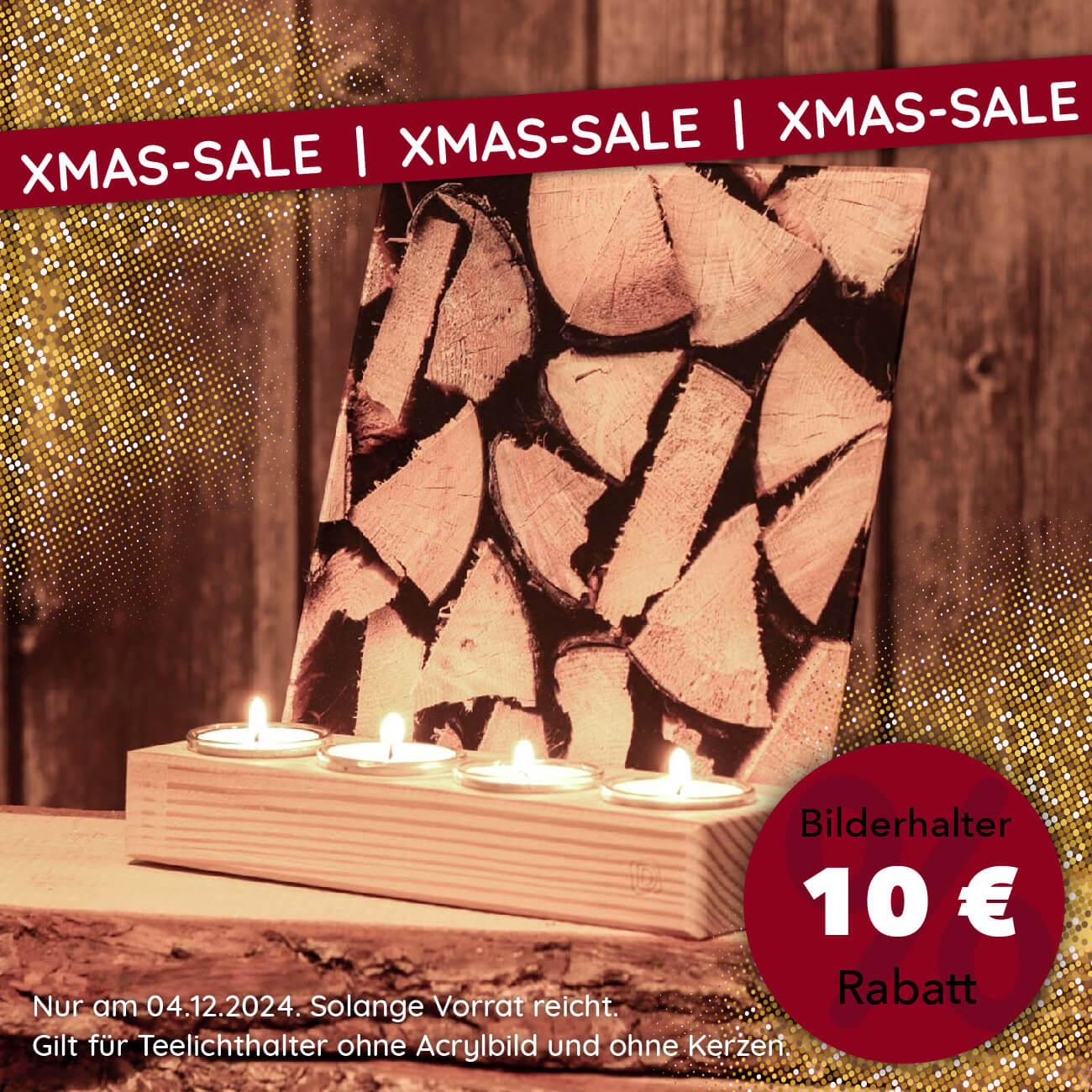 Teelicht-Bilderhalter