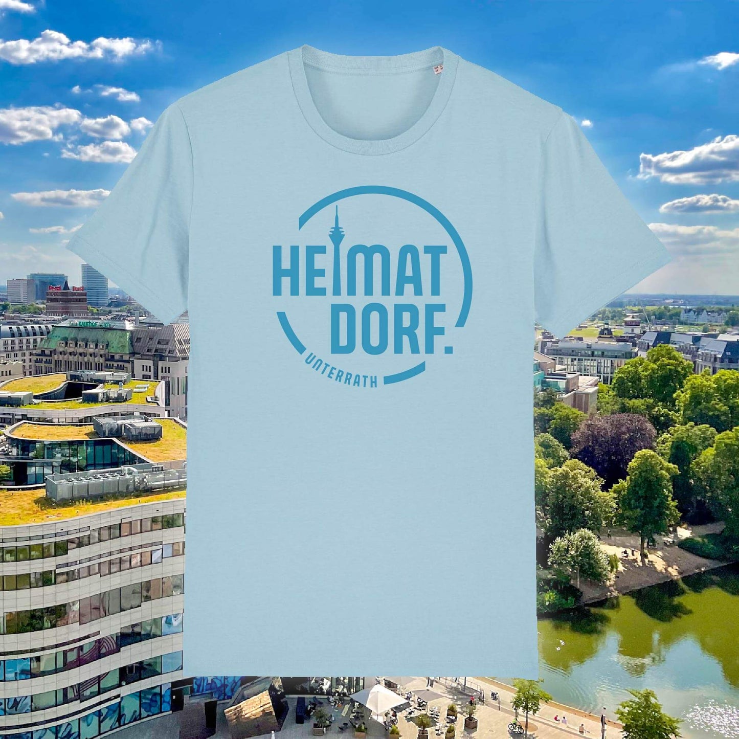 Düsseldorf HeimatDorf Stadtteil-T-Shirt