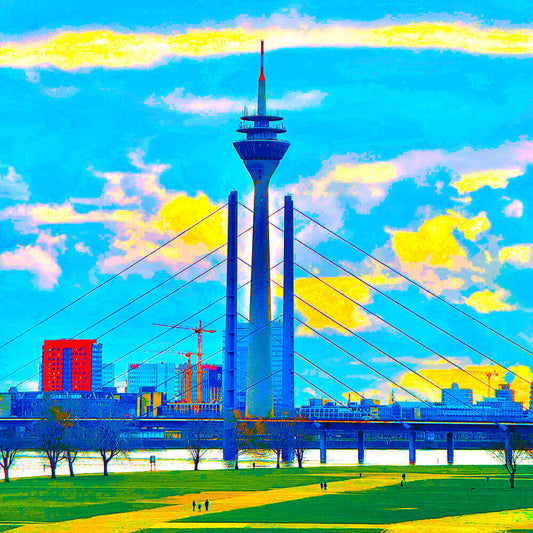 Düsseldorf Popart Bild "2in1"