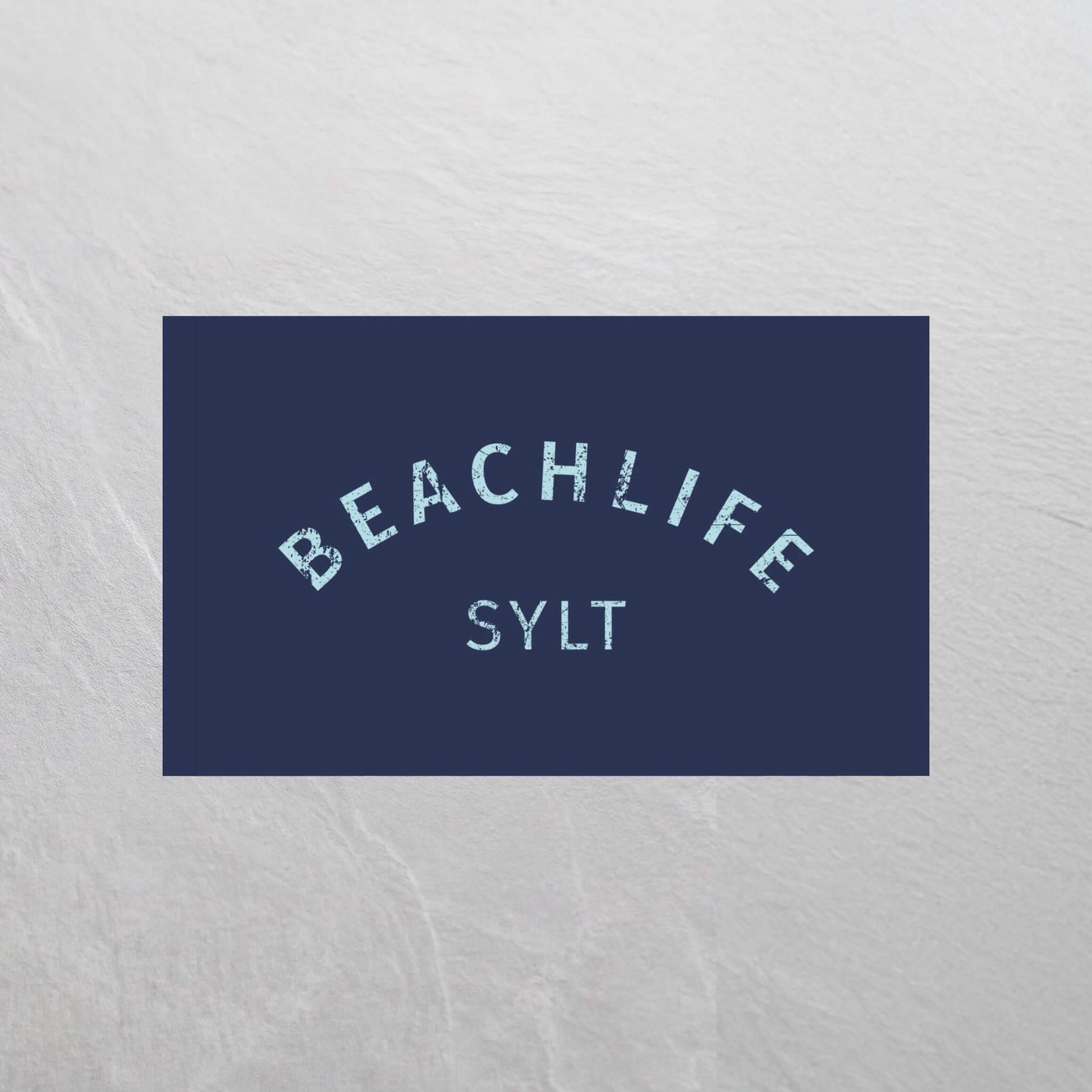 Dunkelblaue Sylt Fahne