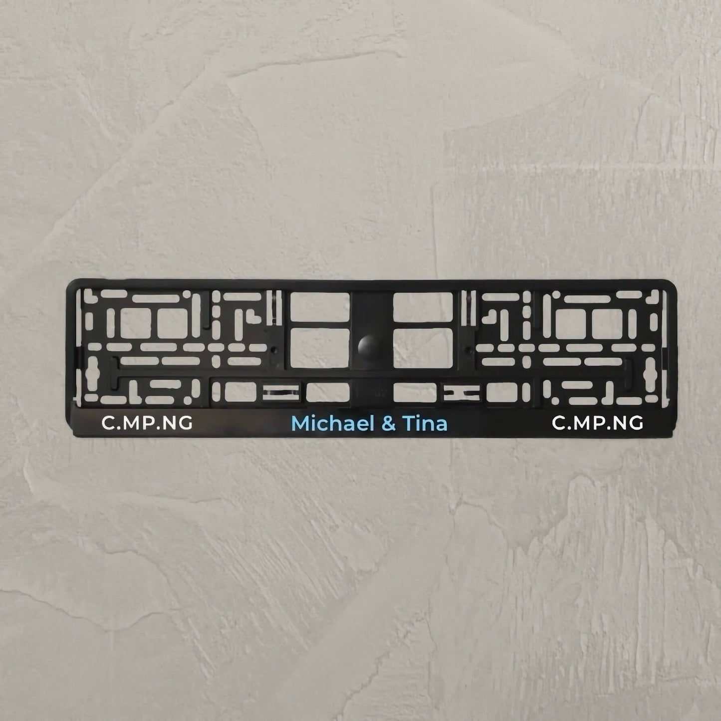 C.MP.NG Kennzeichenhalter 2.0 - personalisierbar