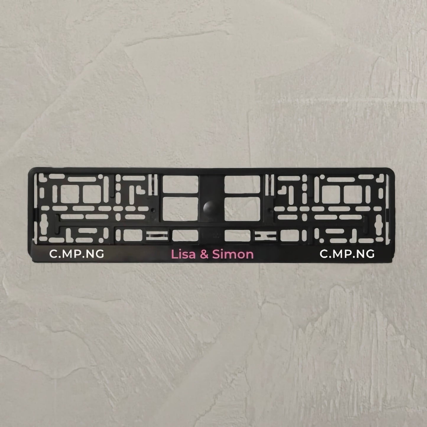 C.MP.NG Kennzeichenhalter 2.0 - personalisierbar