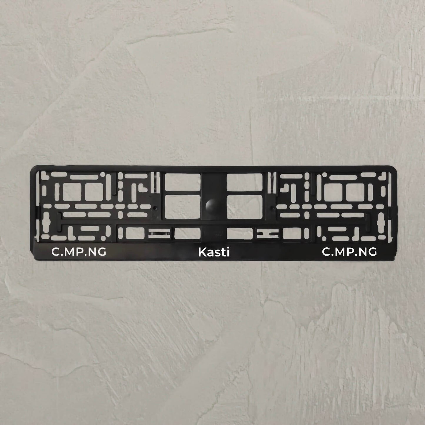 C.MP.NG Kennzeichenhalter 2.0 - personalisierbar