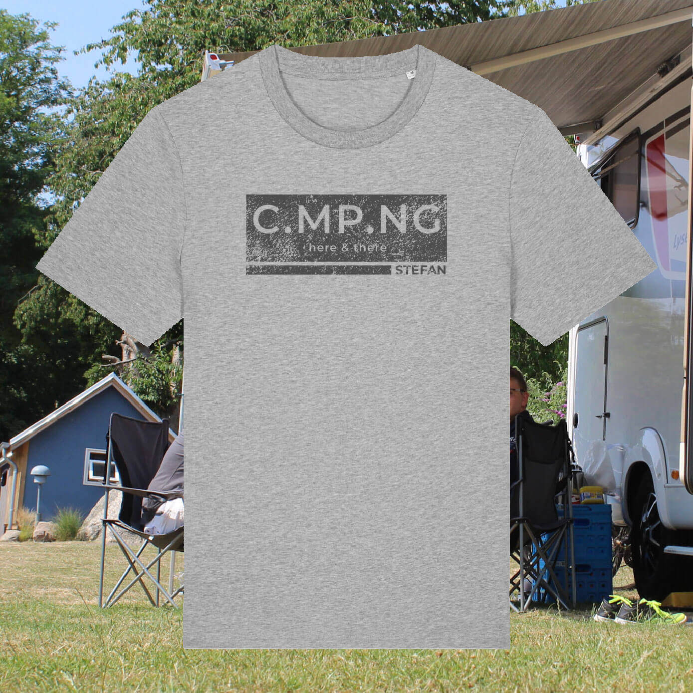 Camping T-Shirt C.MP.NG - boxed