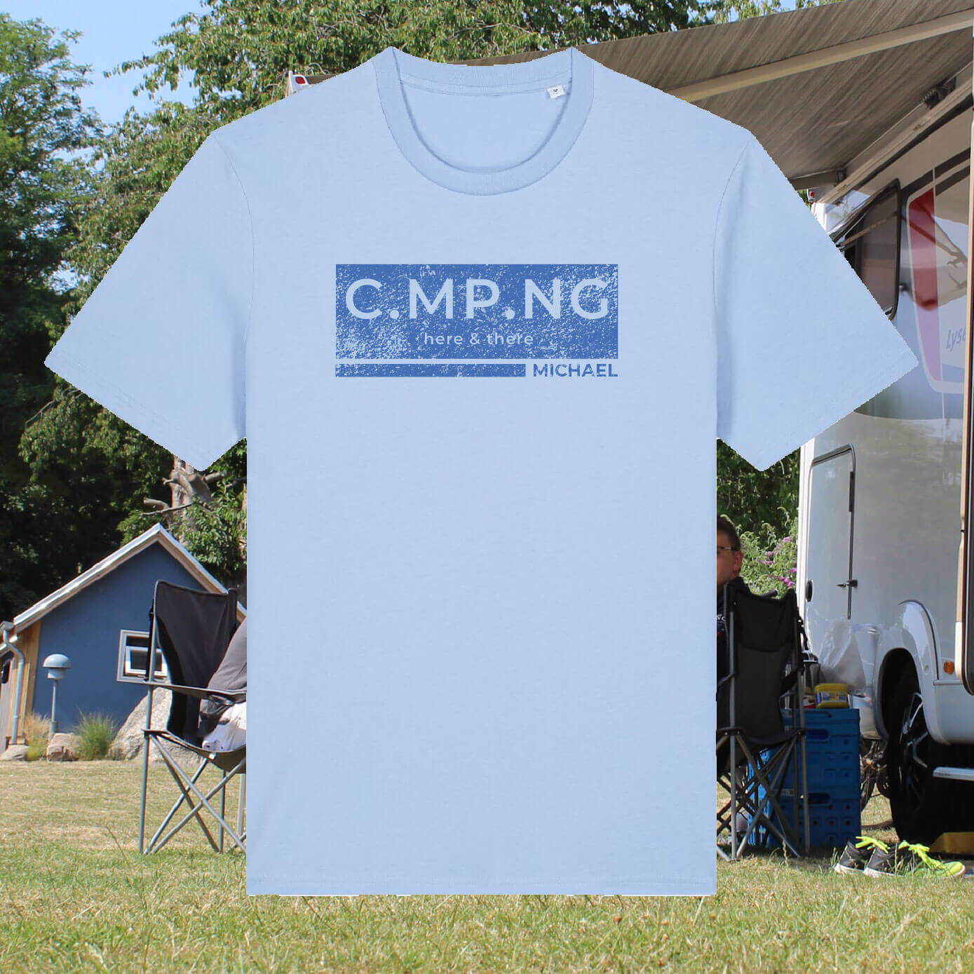 Camping T-Shirt C.MP.NG - boxed