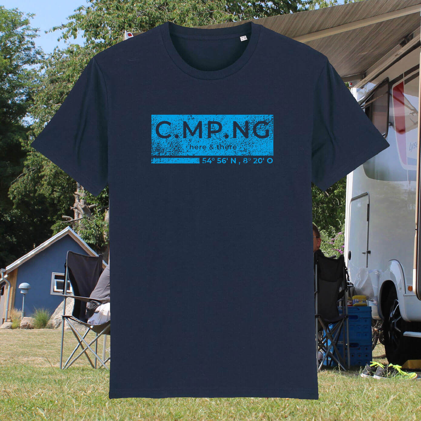 Camping T-Shirt C.MP.NG - boxed