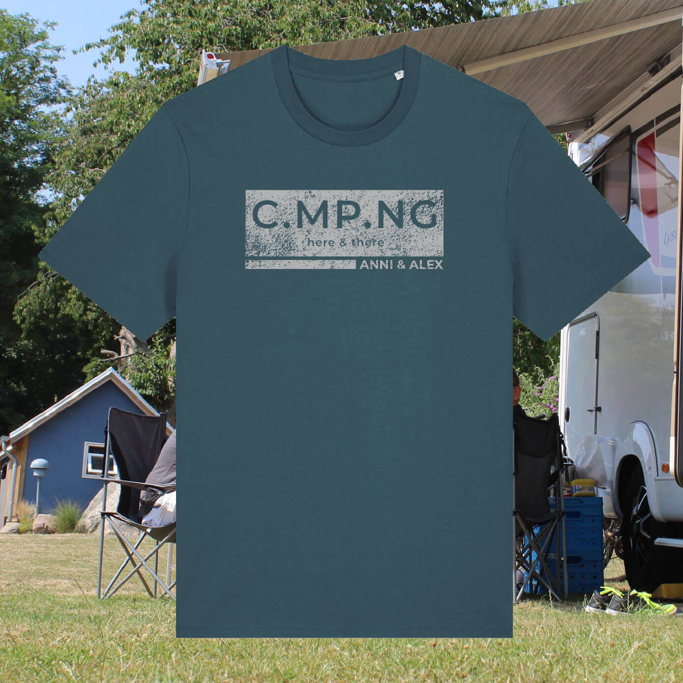 Camping T-Shirt C.MP.NG - boxed