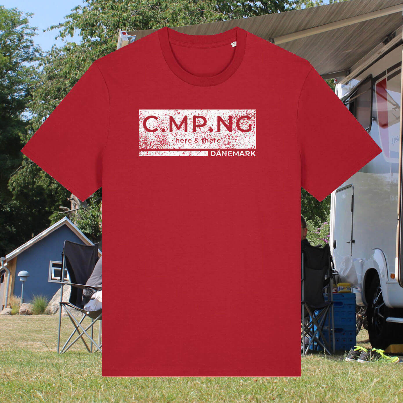 Camping T-Shirt C.MP.NG - boxed