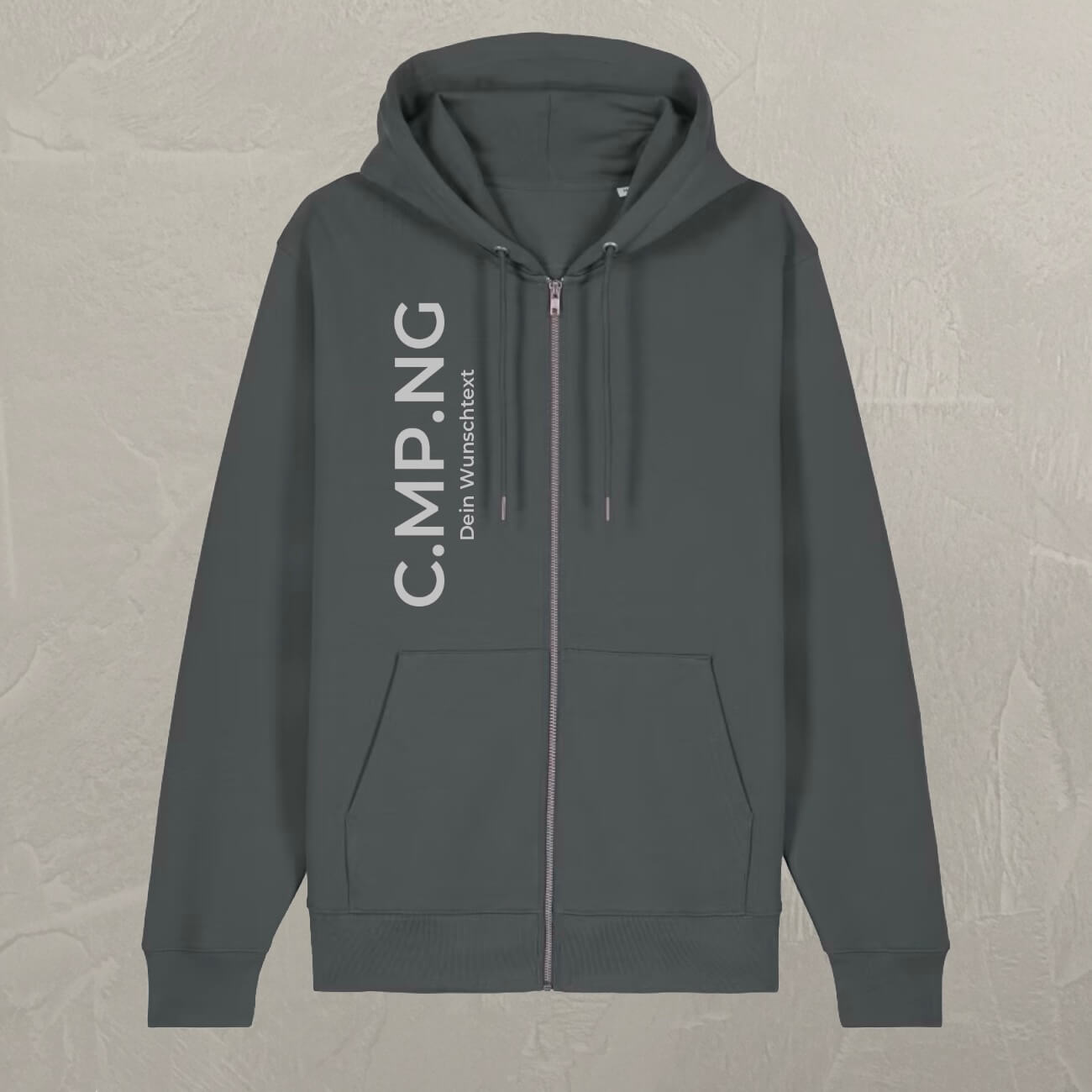 C.MP.NG Unisex Hoodiejacke Statement