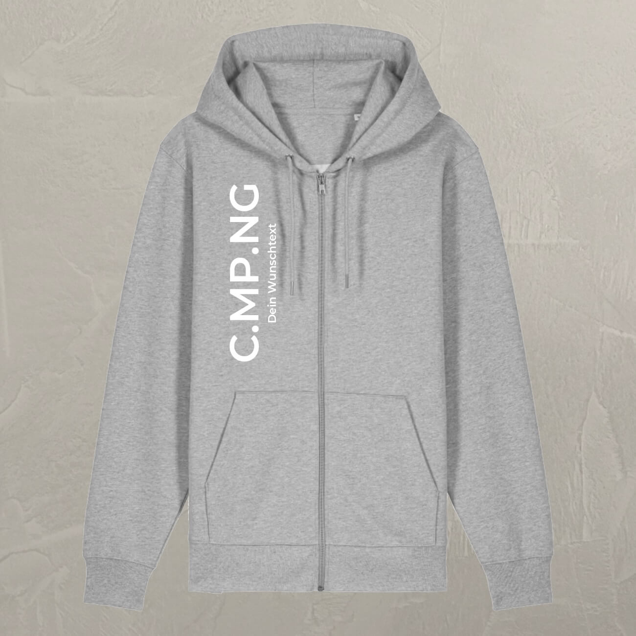 C.MP.NG Unisex Hoodiejacke Statement