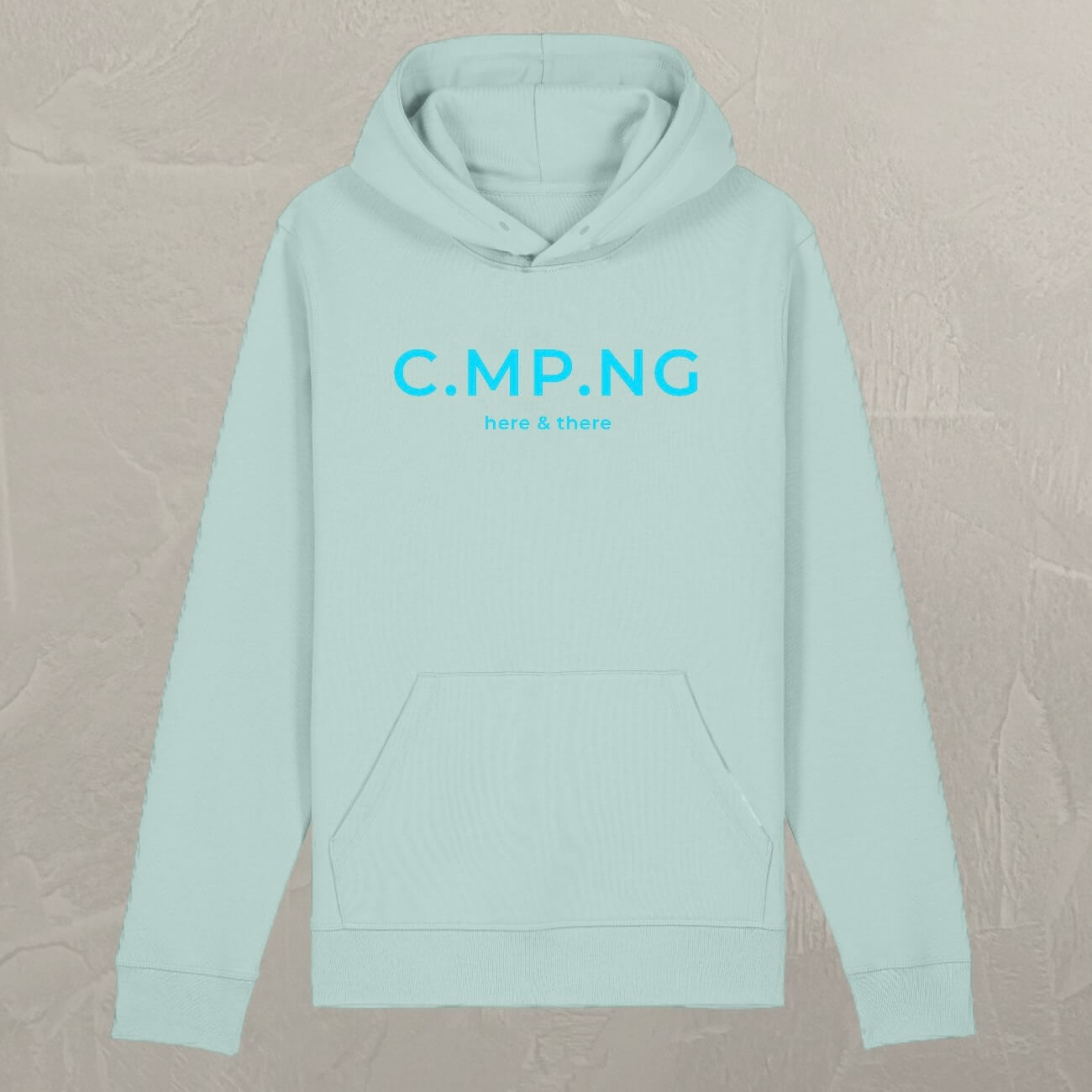 Produktfoto des C.MP.NG original Hoodies in der Farbe aloe.