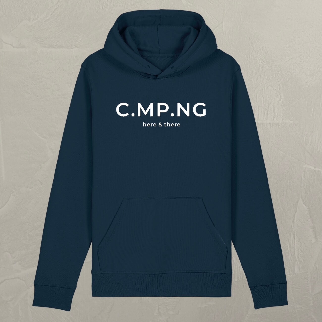 Produktfoto des C.MP.NG original Hoodies in der Farbe navy.