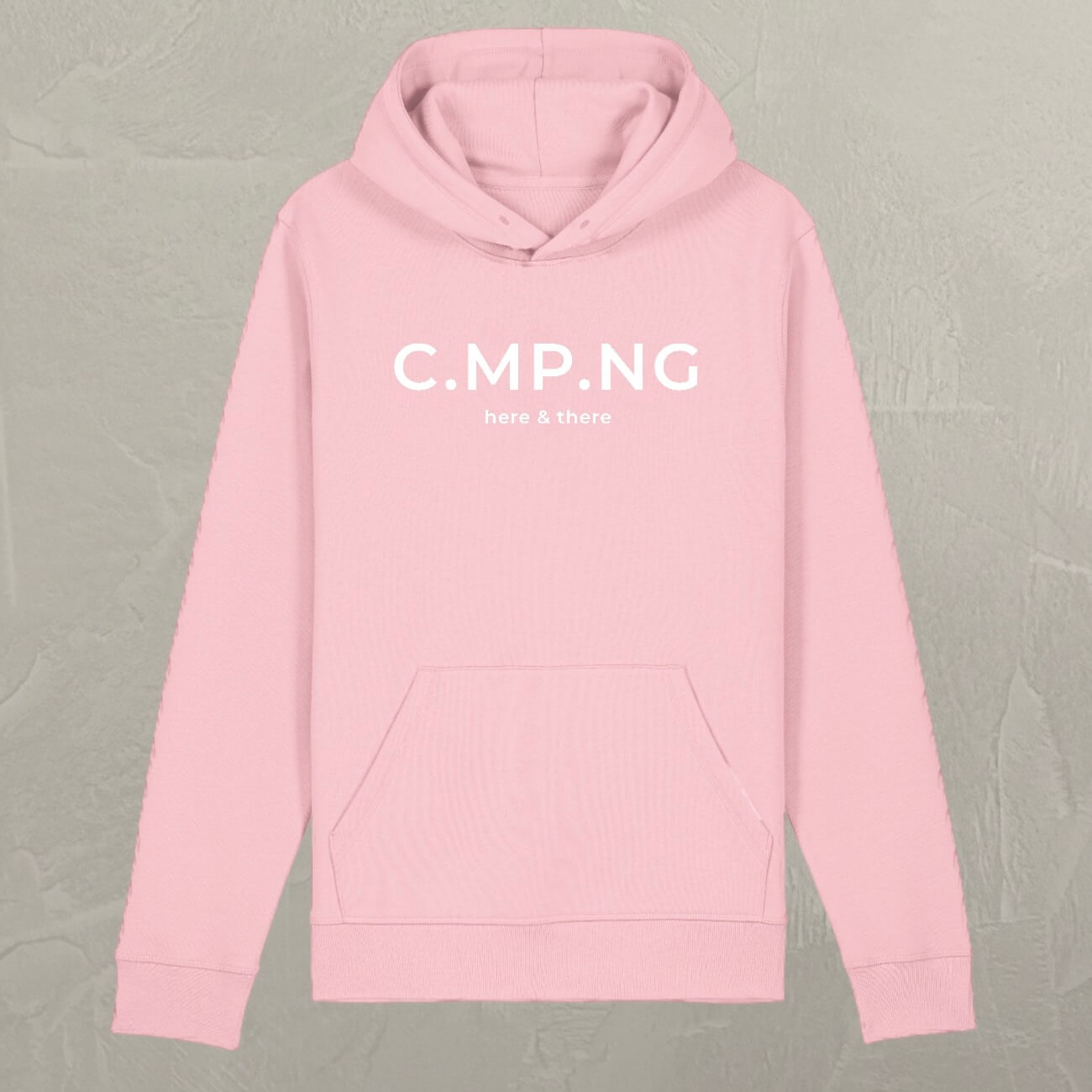 Produktfoto des C.MP.NG original Hoodies in der Farbe rosa.