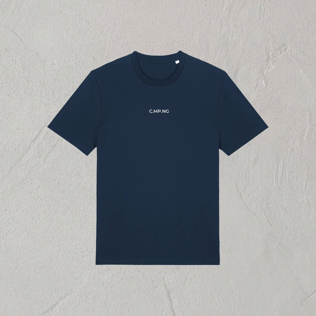 Produktfoto des C.MP.NG Camping Tshirts original in der Farbe navy.