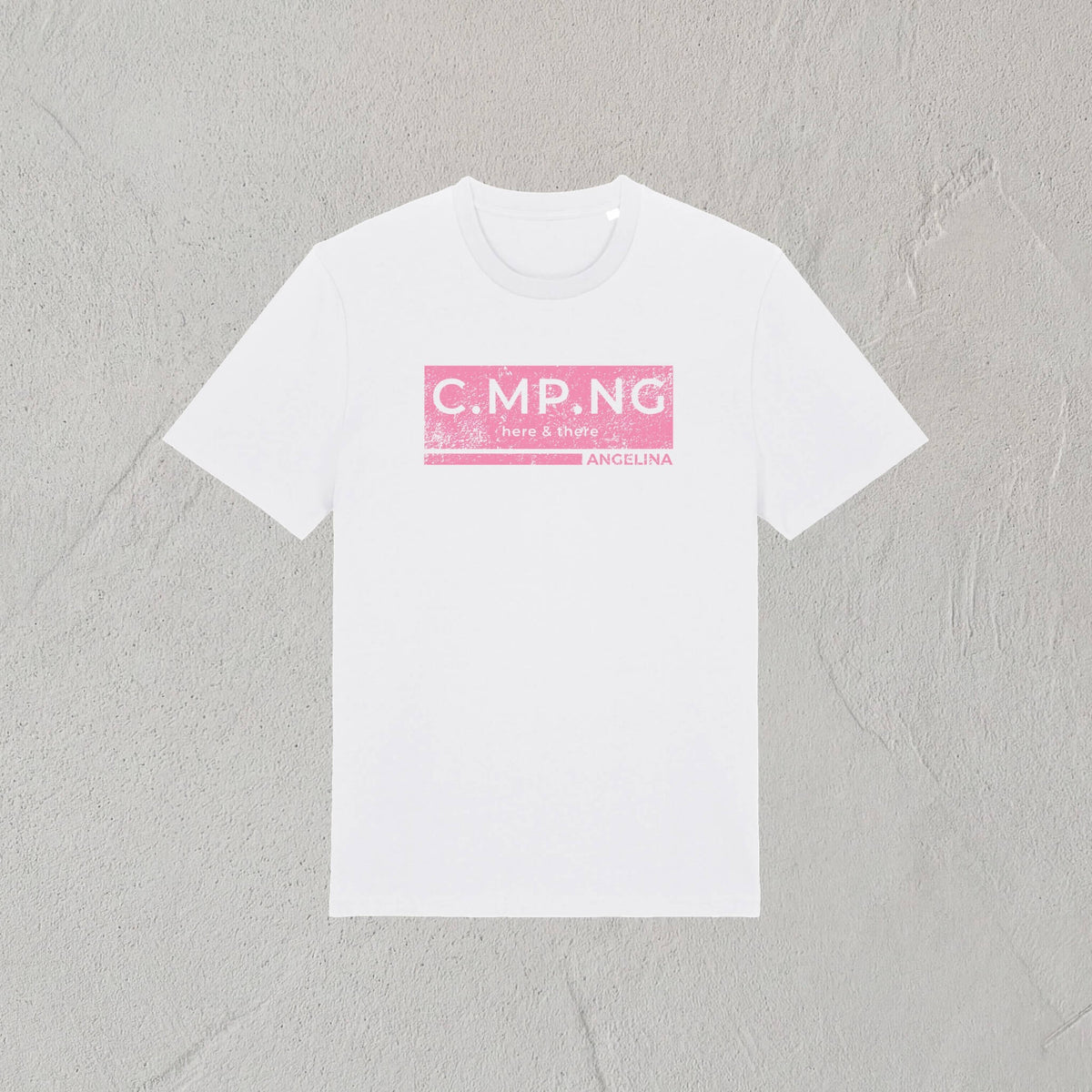 C.MP.NG Camping T-Shirt boxed in weiß