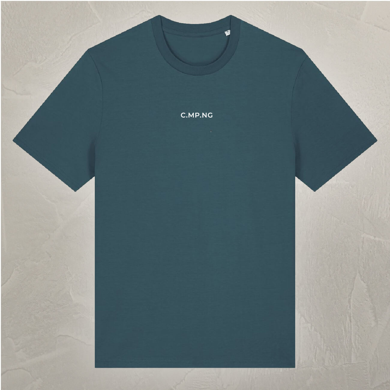 C.MP.NG Basic T-Shirt in petrol, nachhaltiges Outdoor Shirt aus Bio-Baumwolle