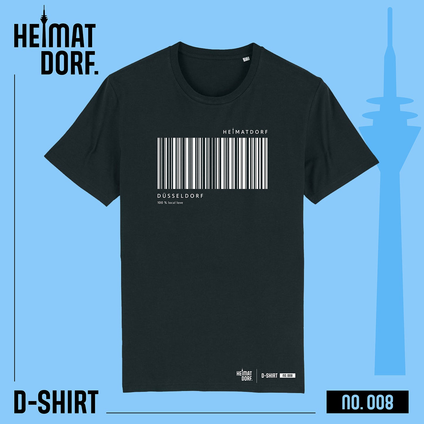 D-Shirt No. 008 | Das Düsseldorf T-Shirt