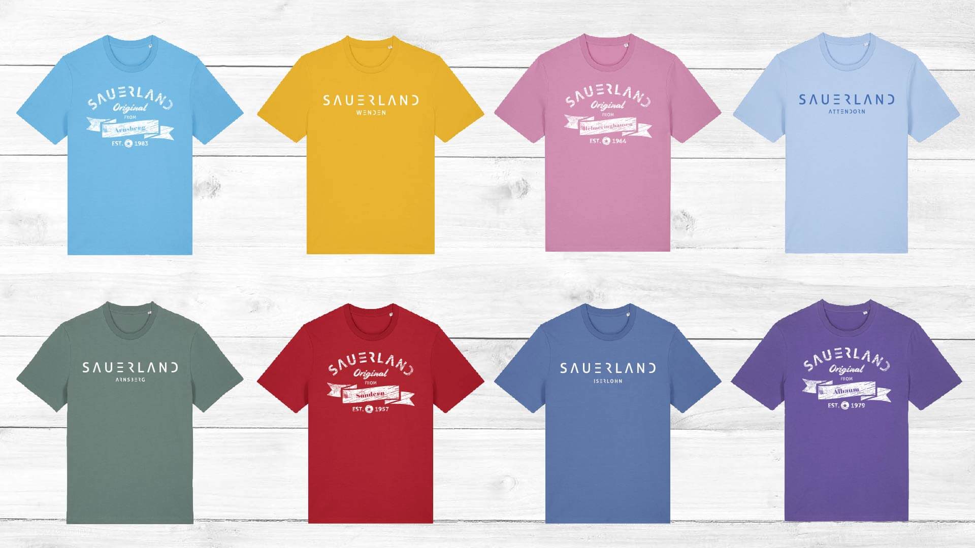 Sauerland T-Shirts in vielen Farben