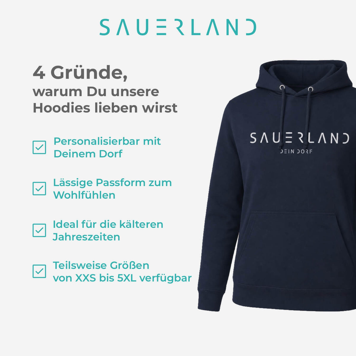 4 Gründe warum Du die SAUERLAND Hoodies lieben wirst