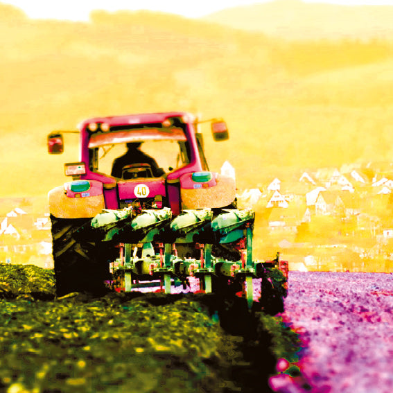 Popart Bild "Traktor 2"