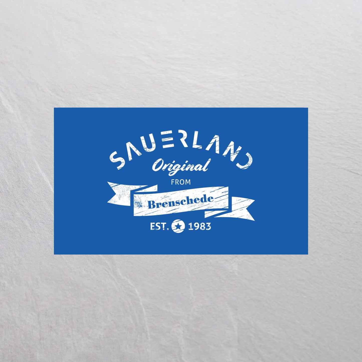 Sauerland Hissfahne in mittelblau