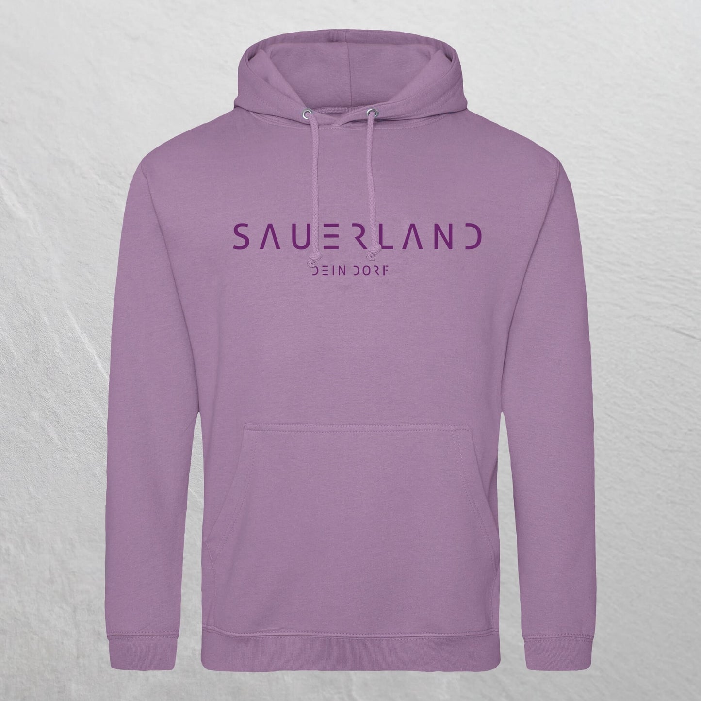 Produktfoto des Sauerland Hoodie Dorfdesign 2.0 in lavendel