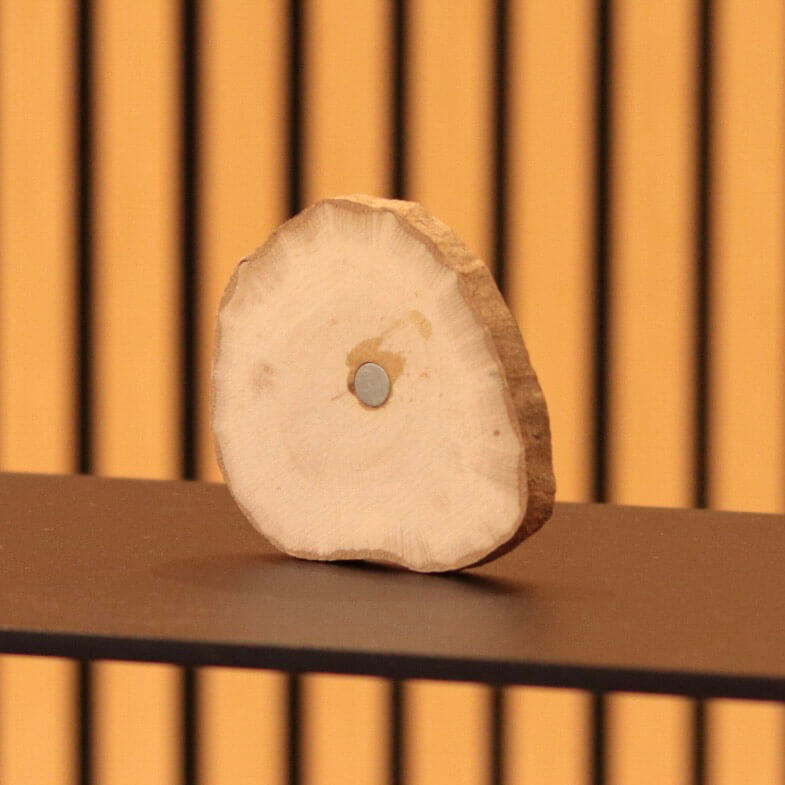 Holz-Kühlschrank-Magnet „Sauerland macht glücklich“