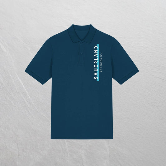 Produktfoto des SAUERLANDesign schützenfest Poloshirt „big print“ in petrol