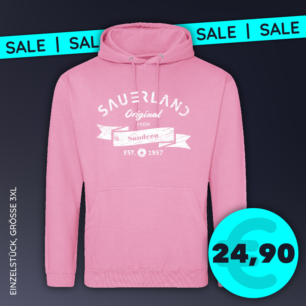 SAUERLAND Hoodie - Original from Sundern