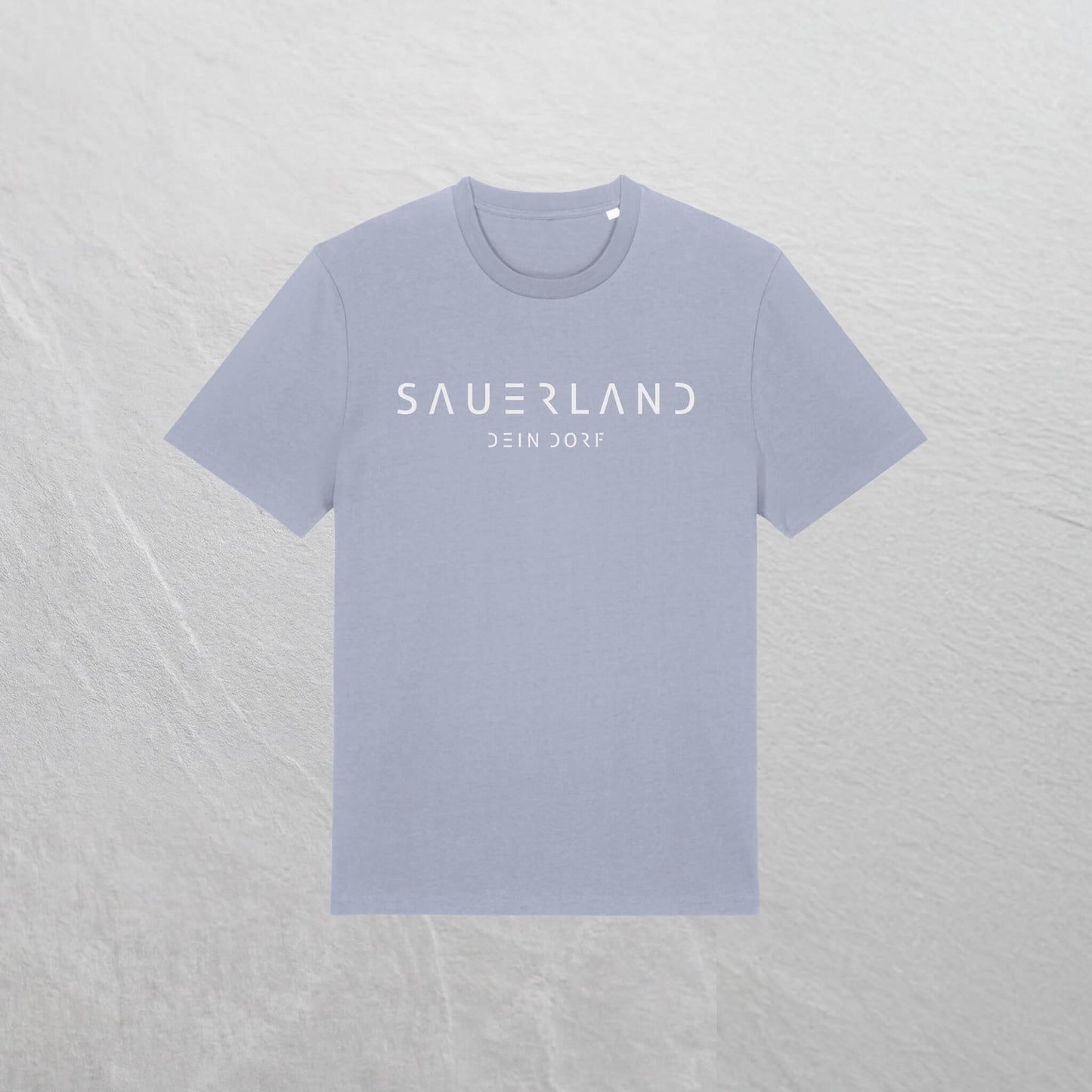 Produktfoto des personalisierbaren newSAUERLAND T-Shirt im Dorfdesign mit  Deinem Dorf in der Farbe lavendel