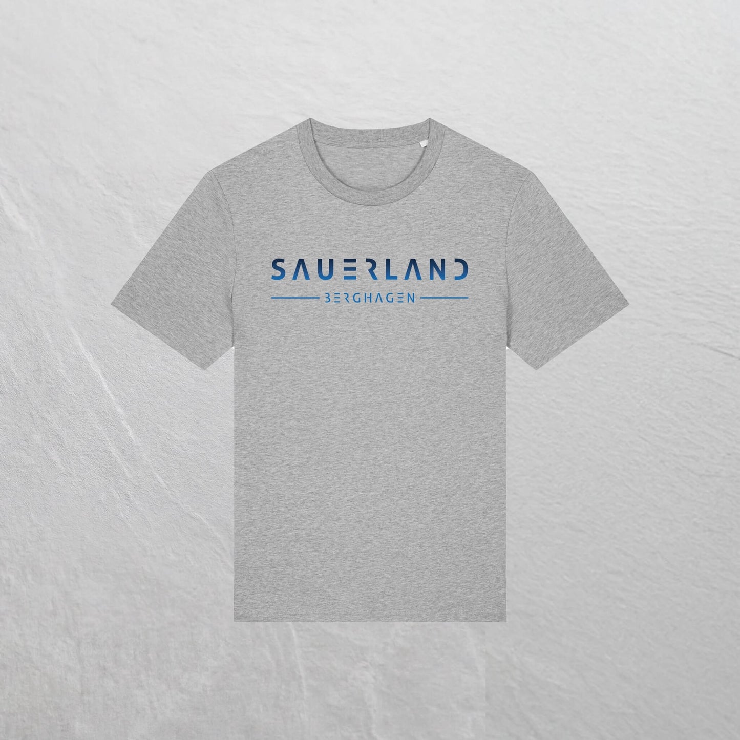 Produktfoto des newSAUERLAND T-Shirts im gradient Design in der Farbe heathergrey