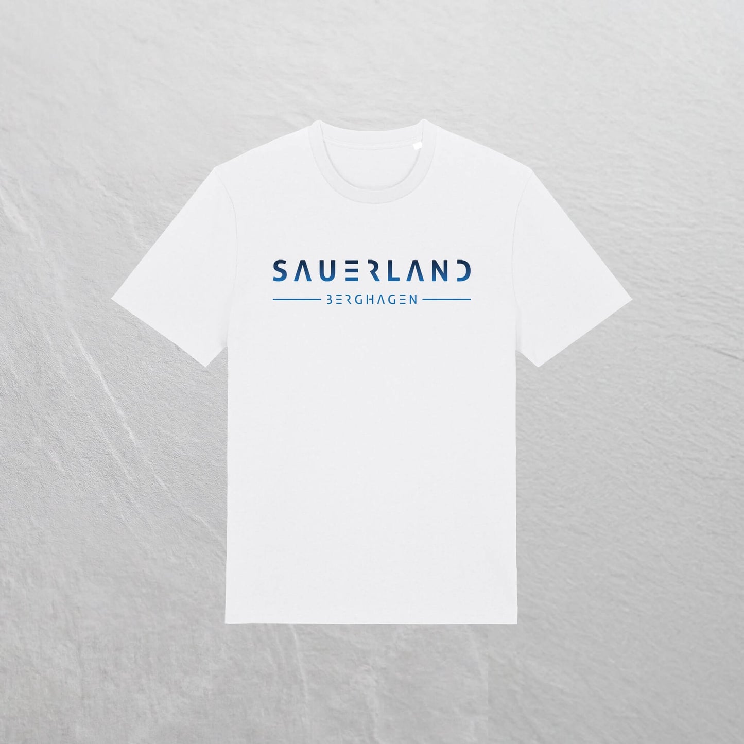 Produktfoto des newSAUERLAND T-Shirts im gradient Design in der Farbe weiß