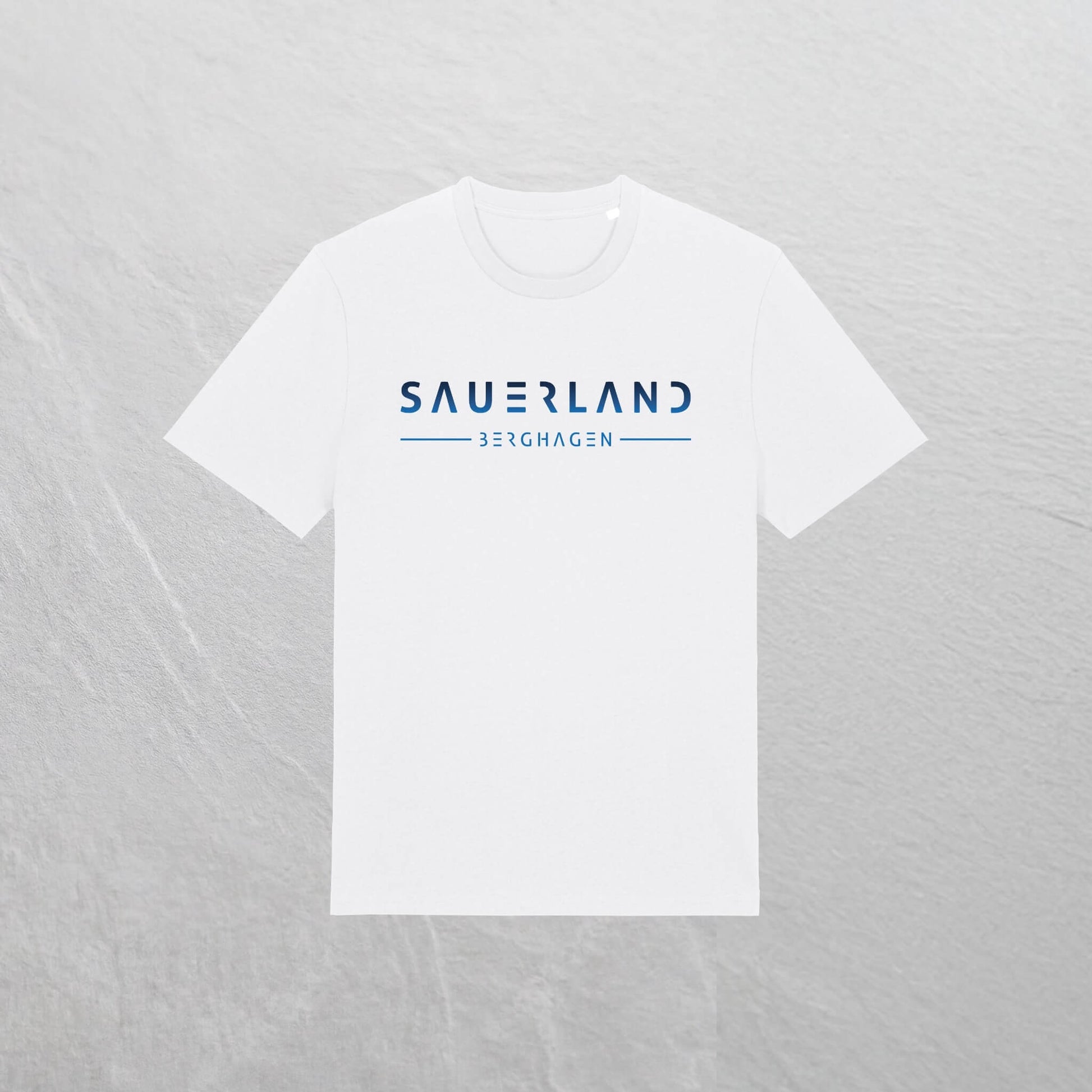 Produktfoto des newSAUERLAND T-Shirts im gradient Design in der Farbe weiß