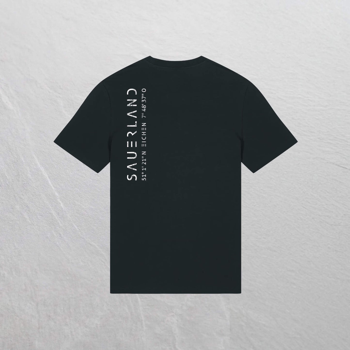 Produkfoto des Sauerland T-Shirt mit Backprint in schwarz