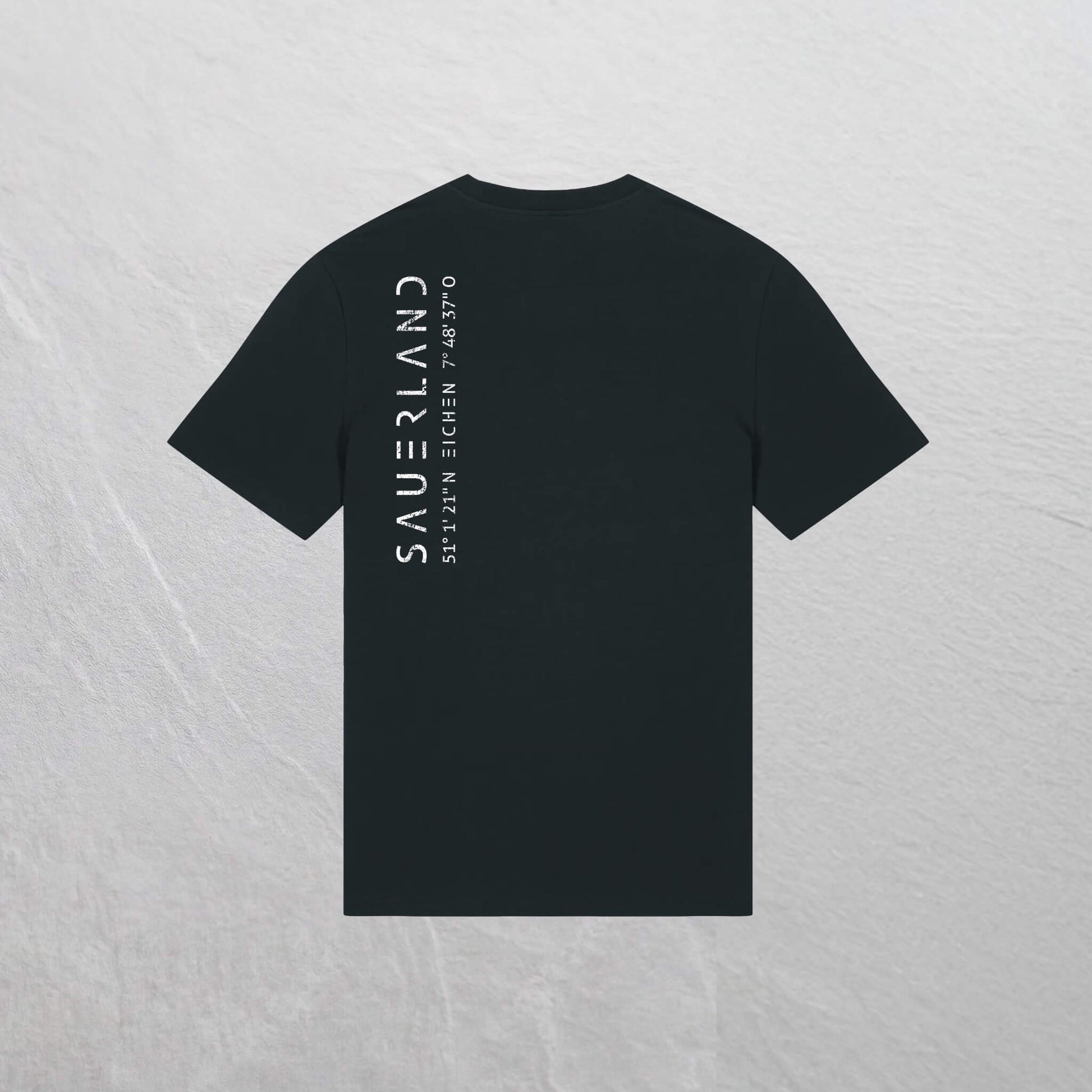 Produkfoto des Sauerland T-Shirt mit Backprint in schwarz