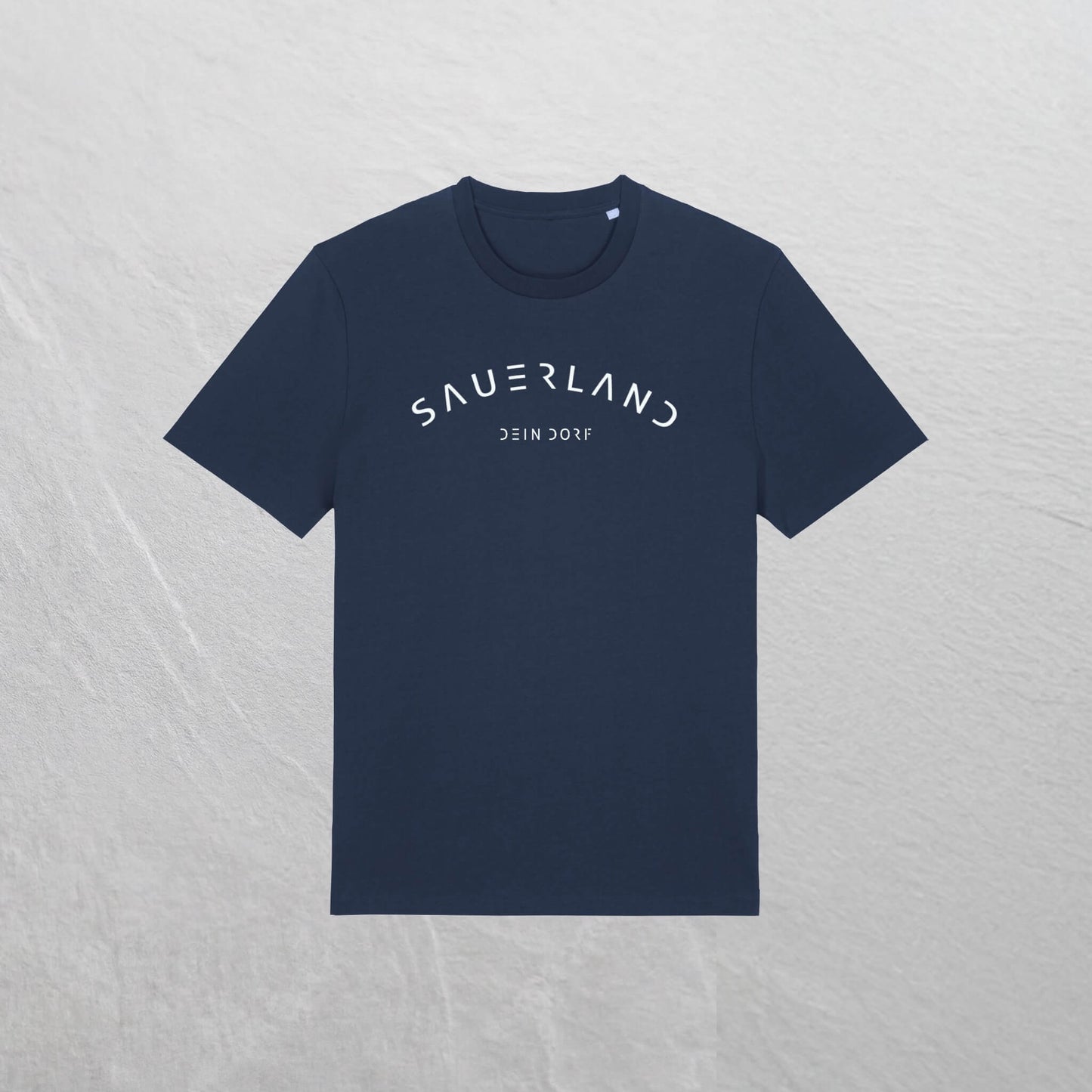 Produktfoto des neuen Sauerland T-Shirt mit Dorfnamen in der Farbe navy